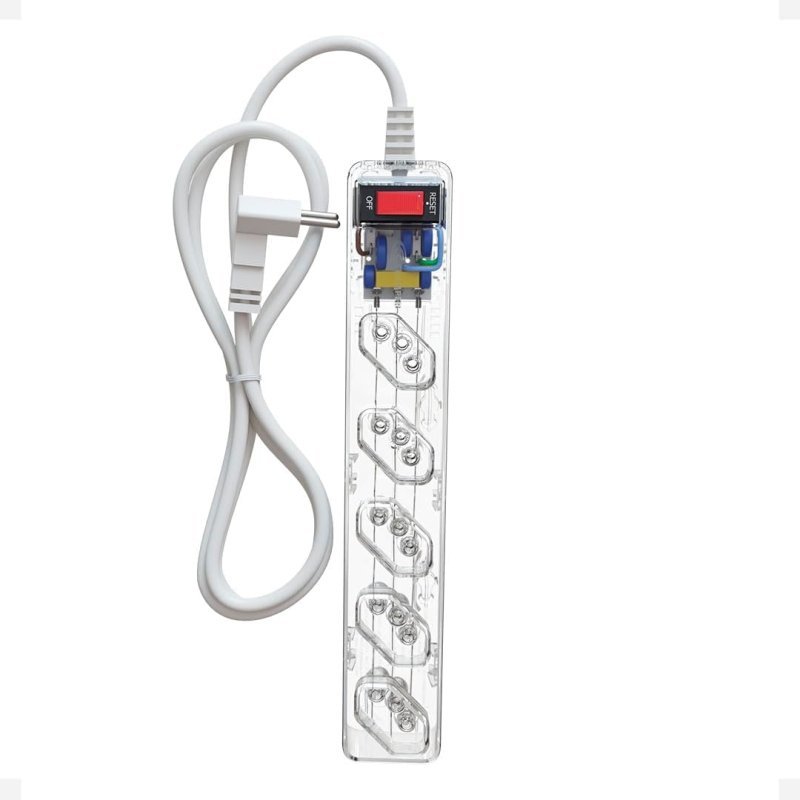 Filtro de Linha CLAMPER iCLAMPER Energia 5 com 5 Tomadas, Proteção Contra Surtos, Bivolt e Cabo 1m