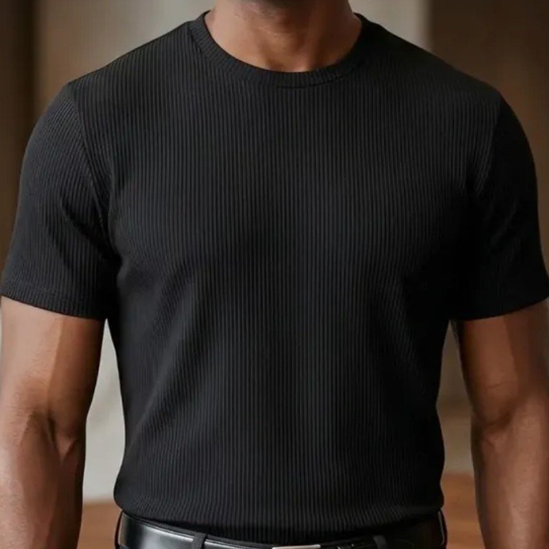 Kit 3 Camisetas Masculina Canelada Americana Gola Careca (P ao GG)