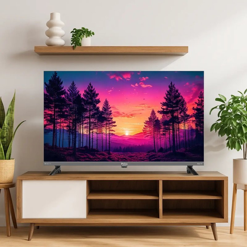 Smart TV 43 Philco P43VIK Roku LED Dolby Audio Wi-Fi HDMI HDR Full HD 110/220V