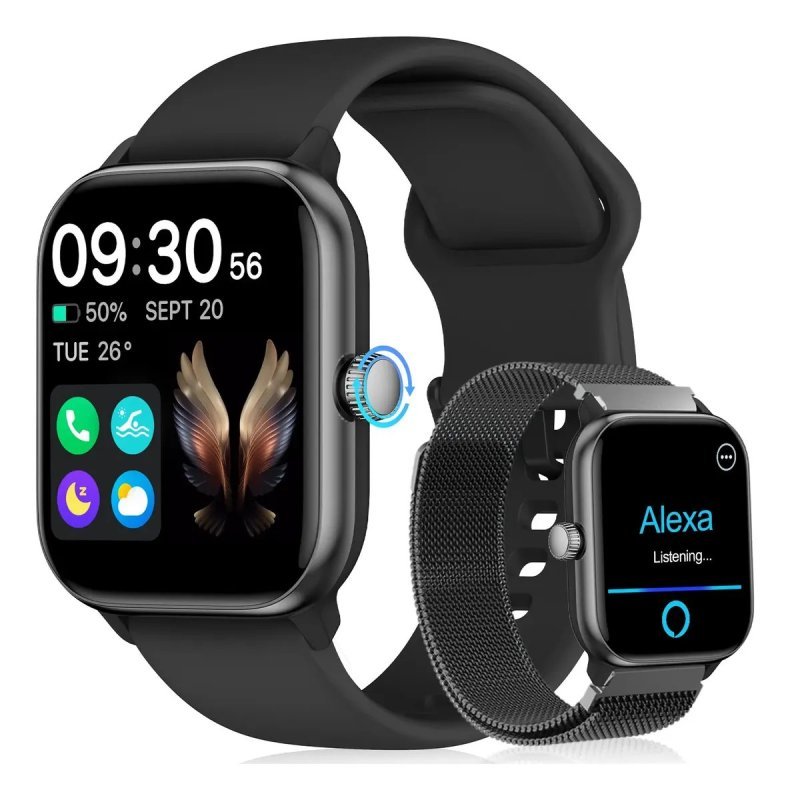 Relógio Inteligente Smartwatch Alexa Chamadas Bluetooth NOVANTE