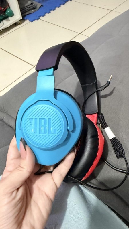 Headset JBL Quantum 100N - Azul