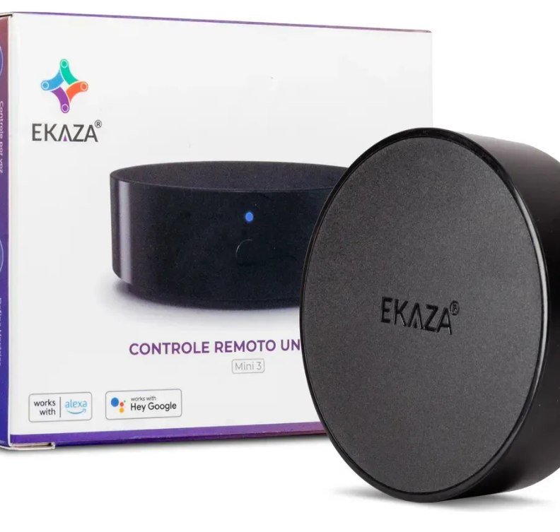 Controle Remoto Inteligente WiFi Mini 3 Ekaza Universal Infravermelho Tuya Smart Life