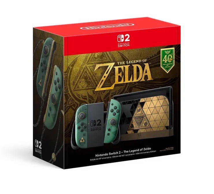 Nintendo Switch 2 - The Legend Of Zelda – 40th Anniversary Edition