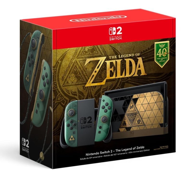 Console Switch 2 The Legend Of Zelda – 40th Anniversary Edition Nacional