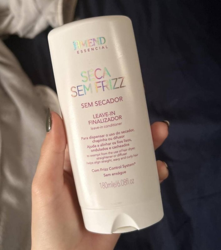 Amend Essencial Seca Sem Frizz Leave-in Finalizador 180g