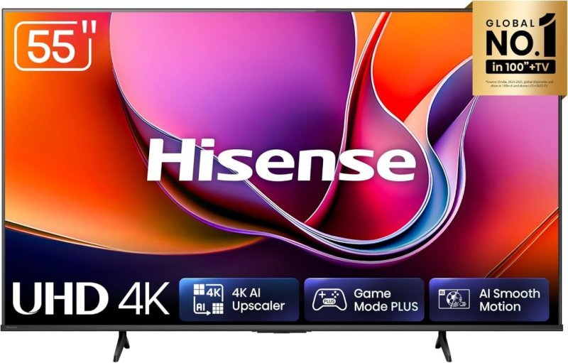 Hisense Smart TV 4K 55" 55A6NV com Dolby Vision e HDR10