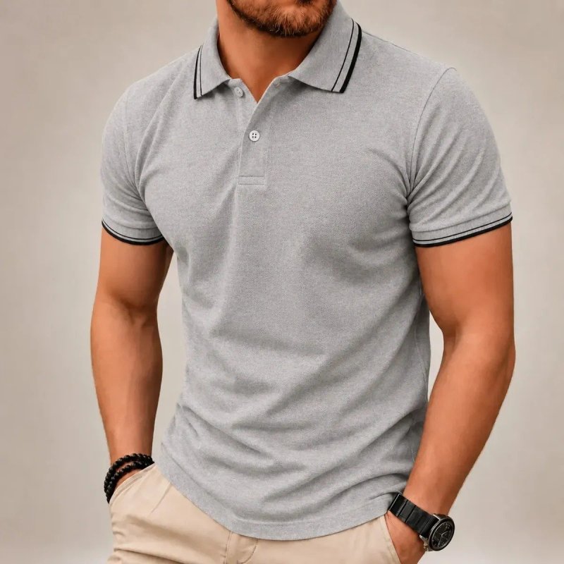 Camisa Gola Polo Masculina Pique Premium Algodão Confortável