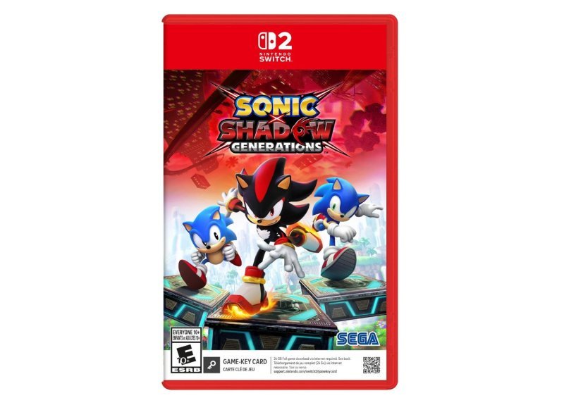 Jogo Sonic X Shadow Generations, Mídia Física, Switch 2