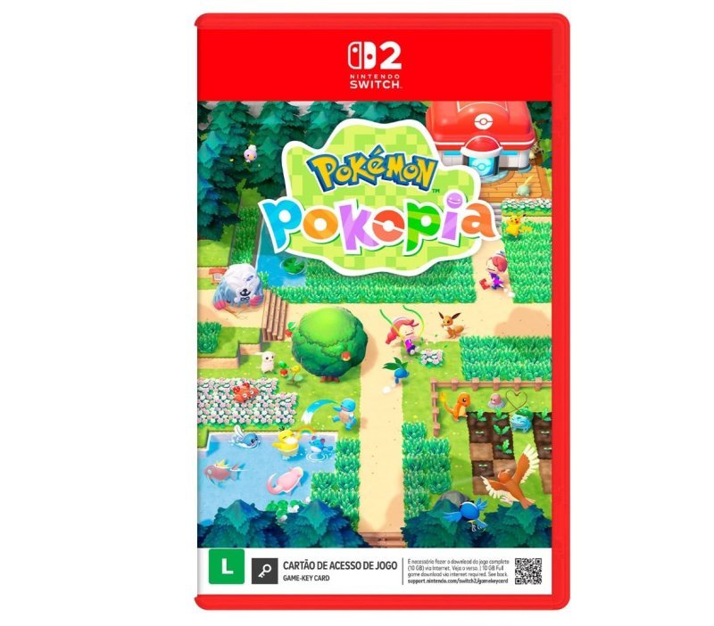 Jogo Pokémon Pokopia, Mídia Física, Switch 2