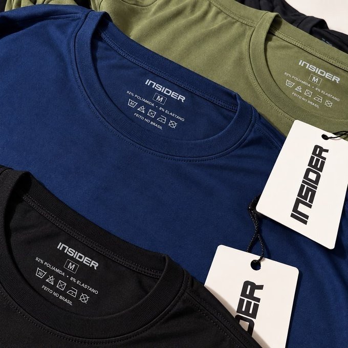 Camiseta Light T-shirt Insider + Frete Grátis