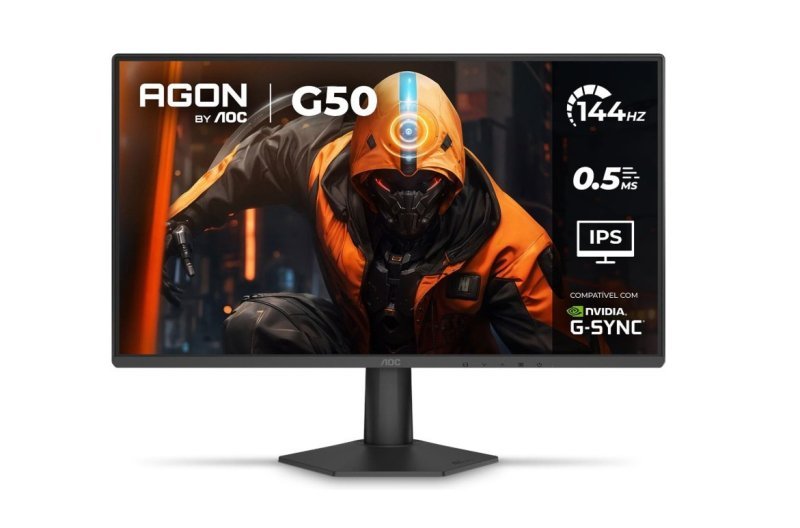 Monitor Gamer AOC AGON G50 27" 144Hz 0,5ms IPS HDR10 G-SYNC 27G50F