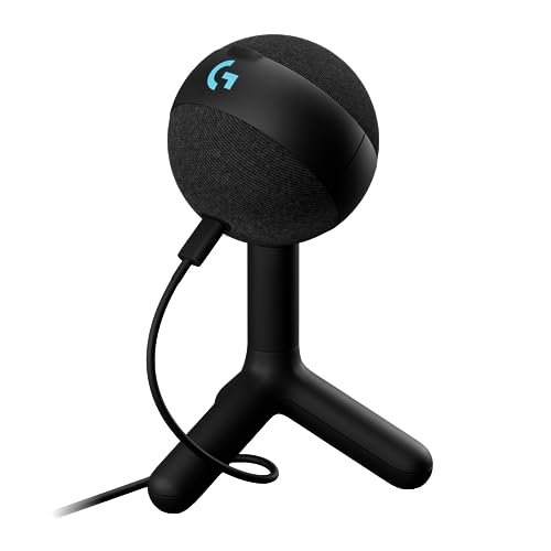 Microfone Condensador Gamer Logitech G Yeti Orb com RGB LIGHTSYNC