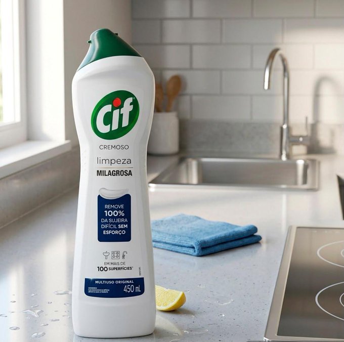 Cif Cremoso Limpeza Milagrosa 450ml + Frete Grátis