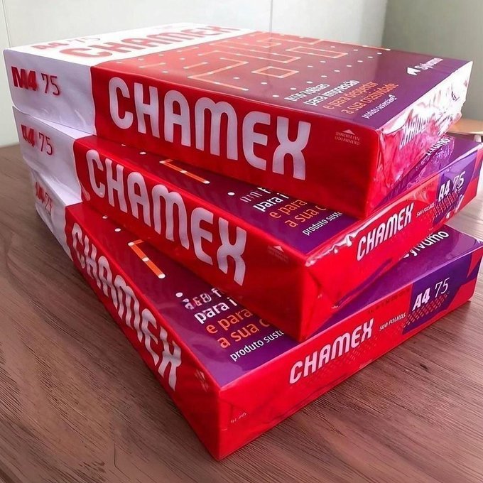 Papel Sulfite Chamex A4 75 Gramas com 300 Folhas + Frete Grátis