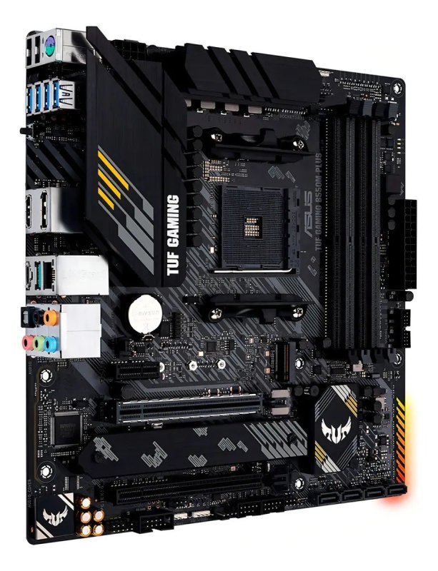 Placa Mãe Asus Tuf Gaming B550m-plus Ddr4 Amd Am4 mATX Rgb