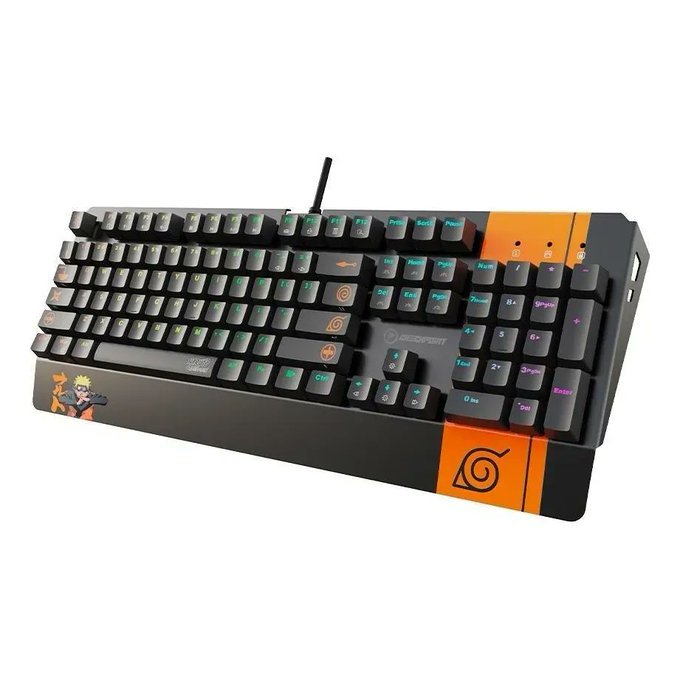 Teclado Mecânico Gamer Checkpoint KX-500 RGB (Naruto Limitada Edition) + Frete Grátis