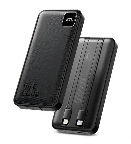 Power Bank 10000 mah Turbo 22.5w Carregador Portátil Display Digital Usb C Universal