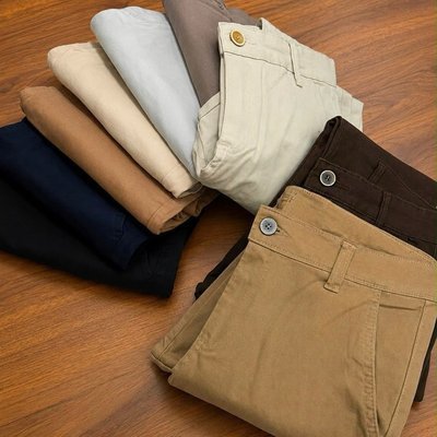 Calça Masculina Sarja Premium Esporte Fino Bolso Faca Lycra