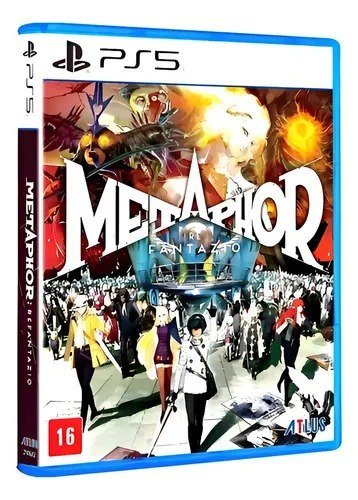 Jogo Ps5 Metaphor Refantazio RPG Mídia Física