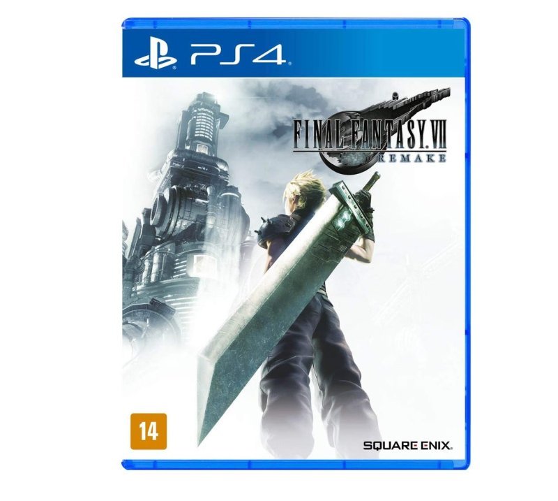 Jogo Final Fantasy VII Remake Mídia Física PS4