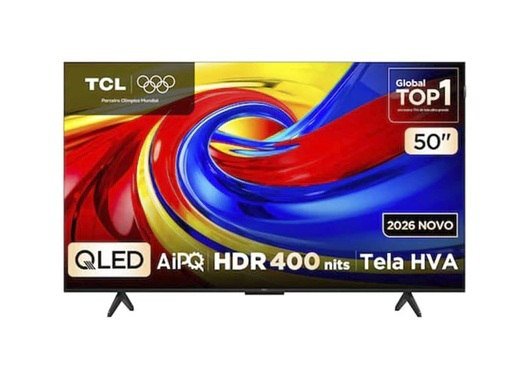 Smart TV 50" 4K TCL P7L QLED Google TV 120Hz Dolby Vision