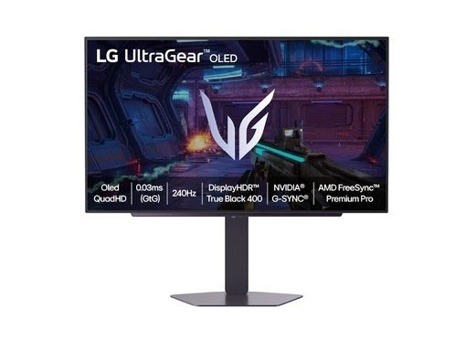 Monitor LG UltraGear™ OLED 27GX704A-B 27" QuadHD, 0.03ms (GtG), 240Hz