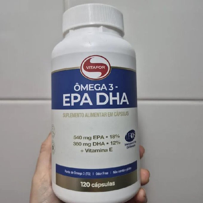 Ômega 3 Epa Dha 120 Cápsulas Vitafor com Frete Grátis