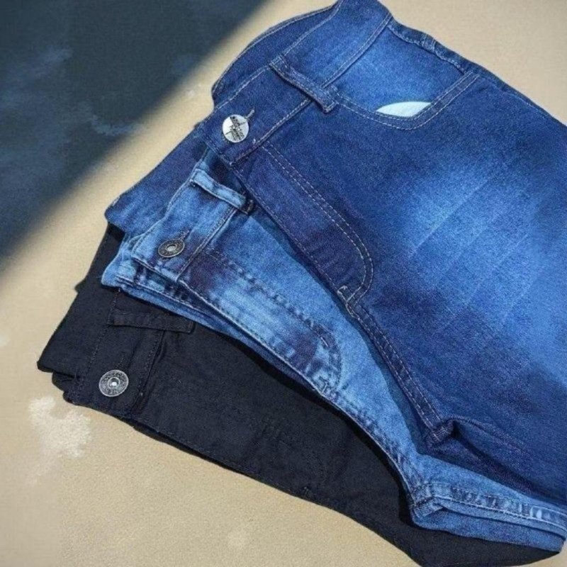 Kit 3 Calças Jeans Com Elastano