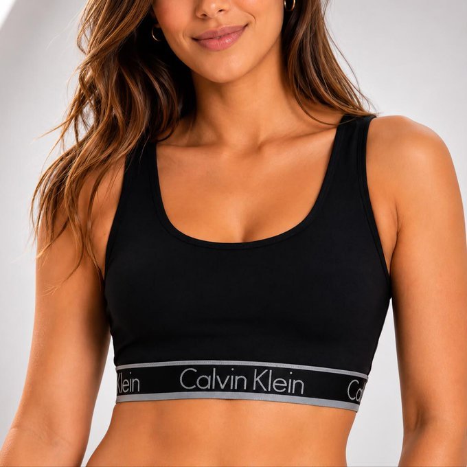 Top Regata Fitness Cotton Calvin Klein + Frete Grátis