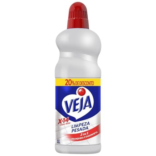 Limpador para Limpeza Pesada Cloro Ativo 2 em 1 - 1L
