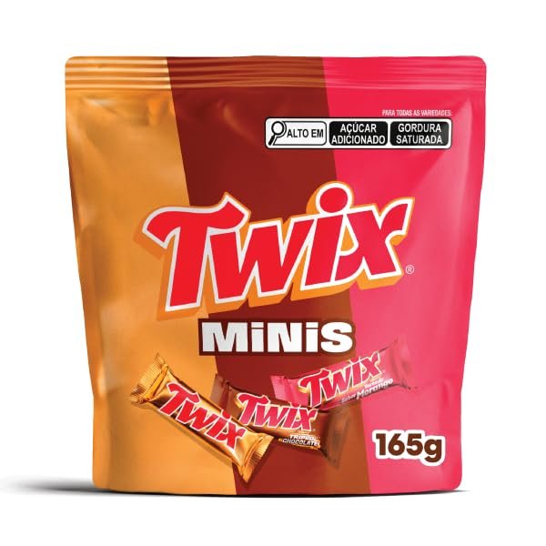 Chocolate Twix Variedades Minis 165g