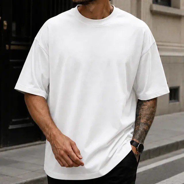 Camiseta Oversized 100% Algodão (5 cores)