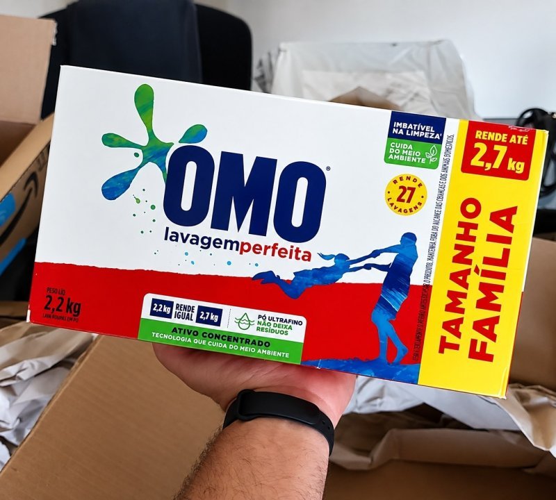 Omo Sabão em Pó Lavagem Perfeita 2,2kg