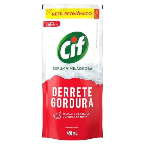 Limpador Especialista CIF Derrete Gordura 450 ml Refil Econômico