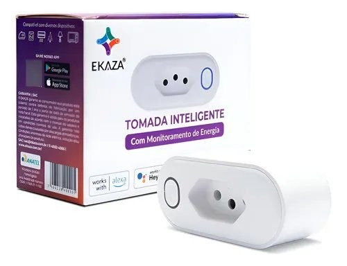 Tomada Inteligente Smart Wi-Fi Ekaza 16A