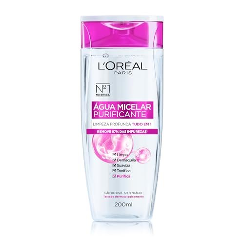 L'Oréal Paris, Água Micelar Solução de Limpeza 5 em 1 200ml