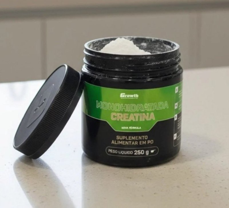 Creatina Monohidratada Growth Supplements Sem Sabor 250g