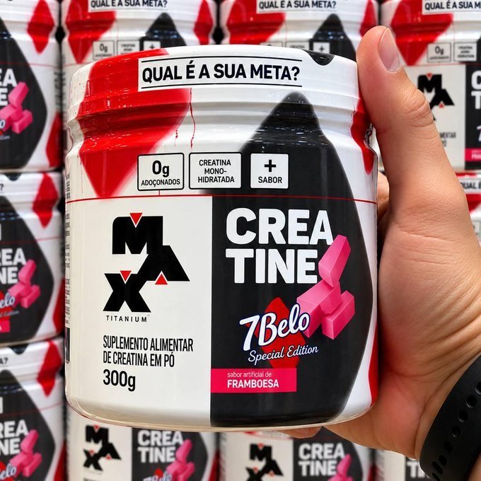 Creatina 7 Belo Max Titanium 300g + Frete Grátis