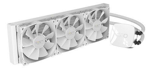 Cooler Líquido AIO Geometric Future RGB 360mm Branco Eskimo Junior Neon