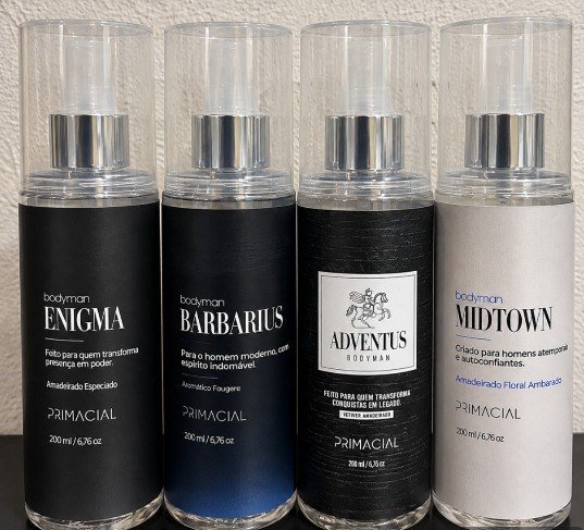 Body Splash Masculino Enigma, Midtown, Barbarius, Adventus + Frete Grátis