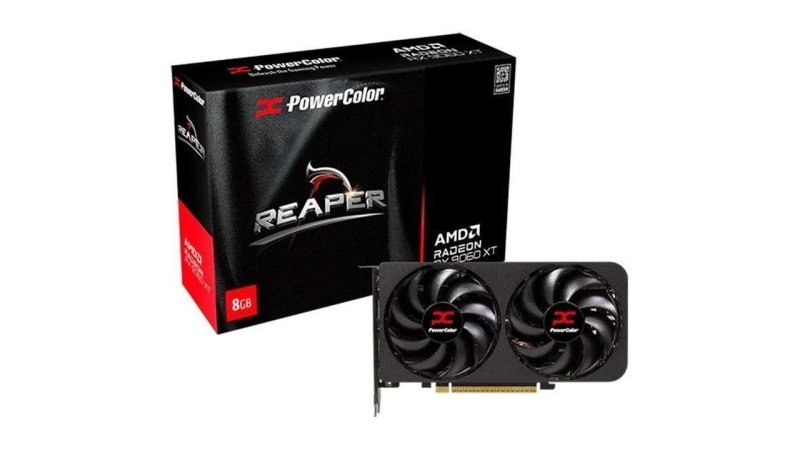 Placa De Video Powercolor Radeon RX 9060 XT Reaper, 8GB, 128-bit