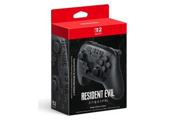 Controle Para Switch 2 Pro, Resident Evil Requiem