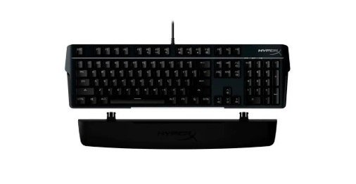Teclado Mecânico Gamer HyperX Alloy MKW100 RGB Switch Red Full SizeB, US, Preto
