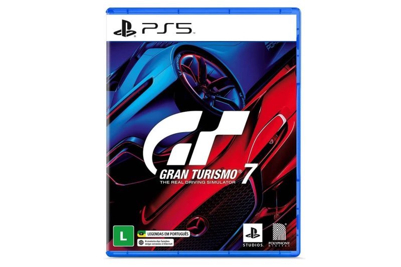 Jogo Gran Turismo 7, Mídia Física, PS5