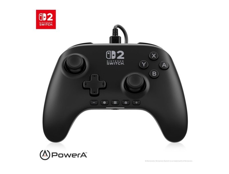 PowerA Controle Advantage com Fio para Nintendo Switch 2 - Preto, Licenciado, Efeitos Hall