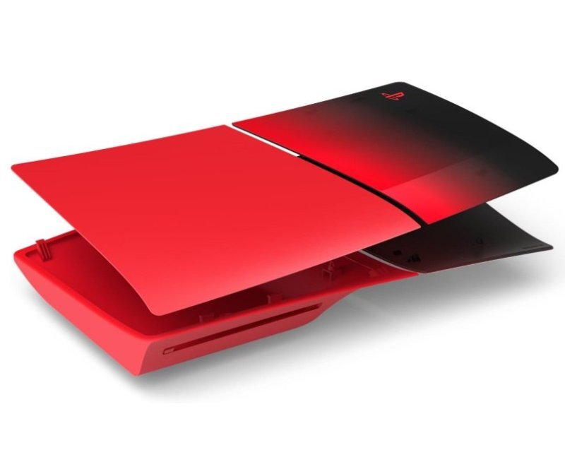 Tampas do console PlayStation 5 Slim – Techno Red