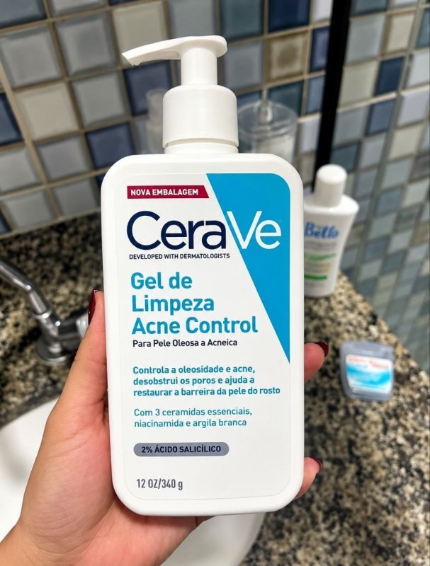 Cerave, Gel de Limpeza Acne Control 340g