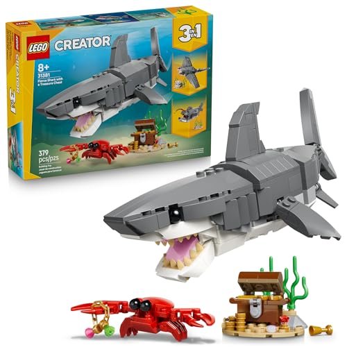 LEGO Creator Tubarão Feroz com um Baú de Tesouro 31381 (262 Peças)