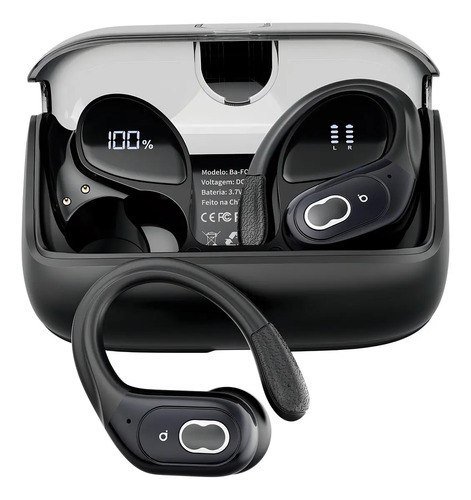 Fone de Ouvido Sem Fio Esportivo Basike Bluetooth 6.0 TWS