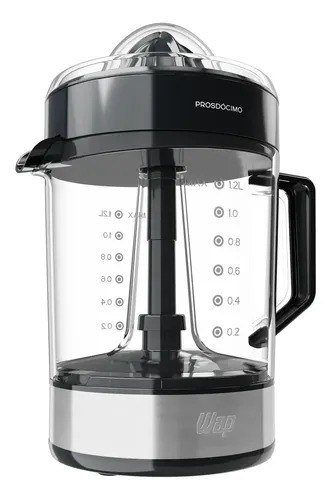 Espremedor de Frutas 1,2L WAP WJ1200 40W com Acionamento Automático e Dois Ajustes de Espremedor 220V